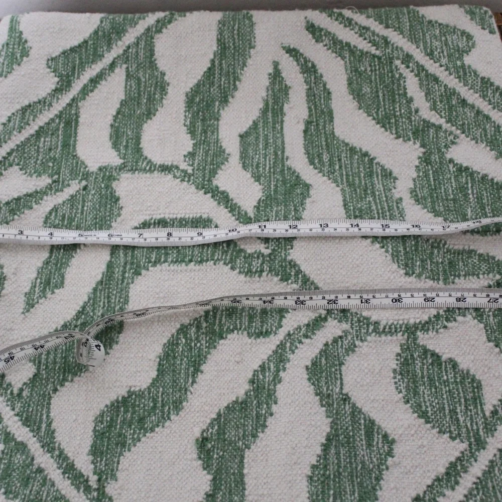 Williams Sonoma Green Botanical Pillow Covers – Set of 2 (approx. 20